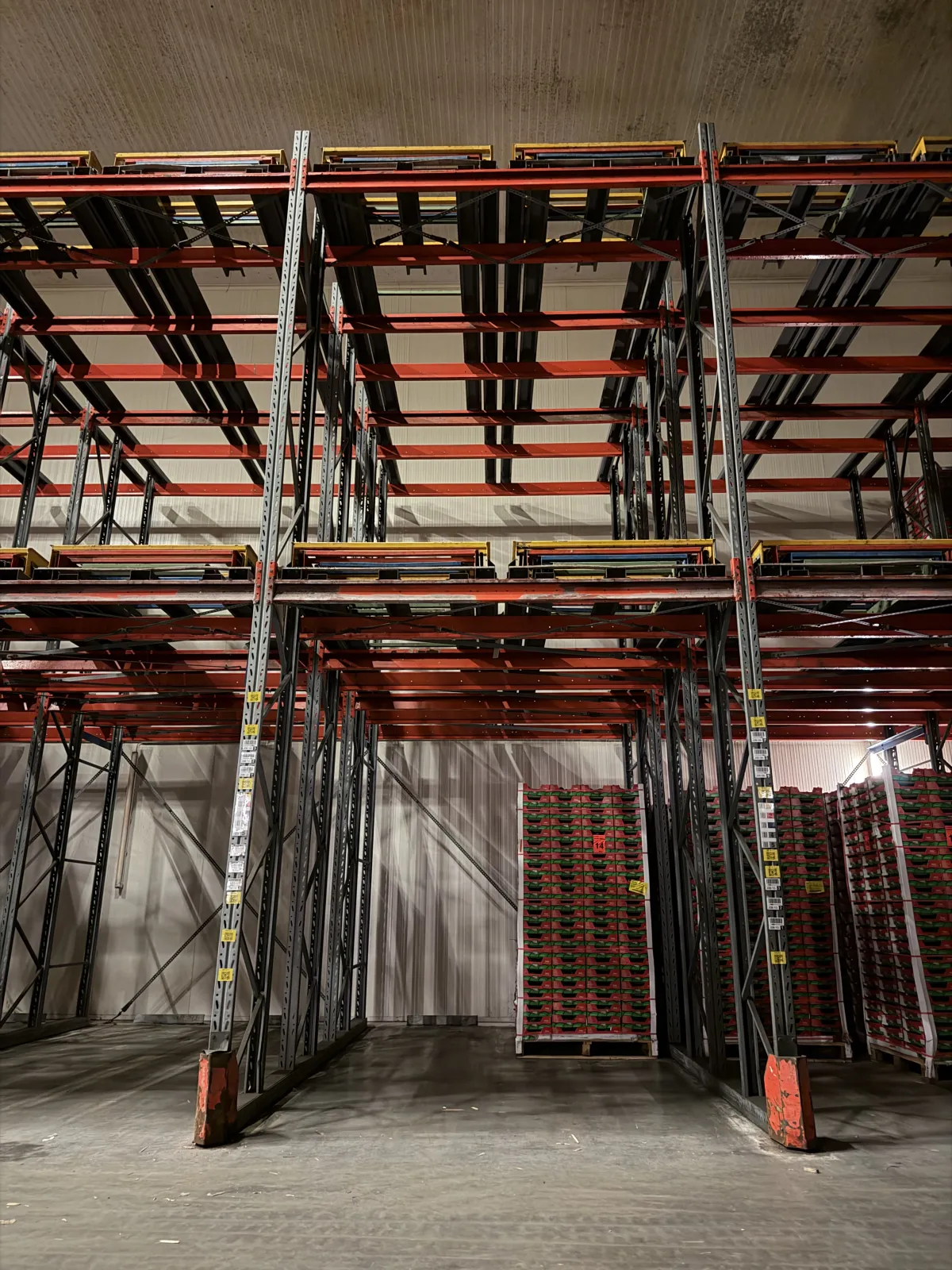 Heavy-Duty Industrial Pallet Racking System – Multi-Tier Steel Warehouse Shelving