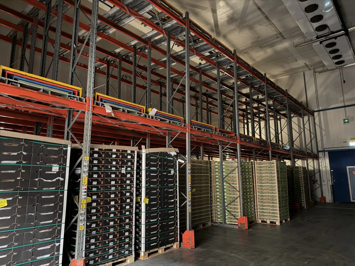Heavy-Duty Industrial Pallet Racking System – Multi-Tier Steel Warehouse Shelving