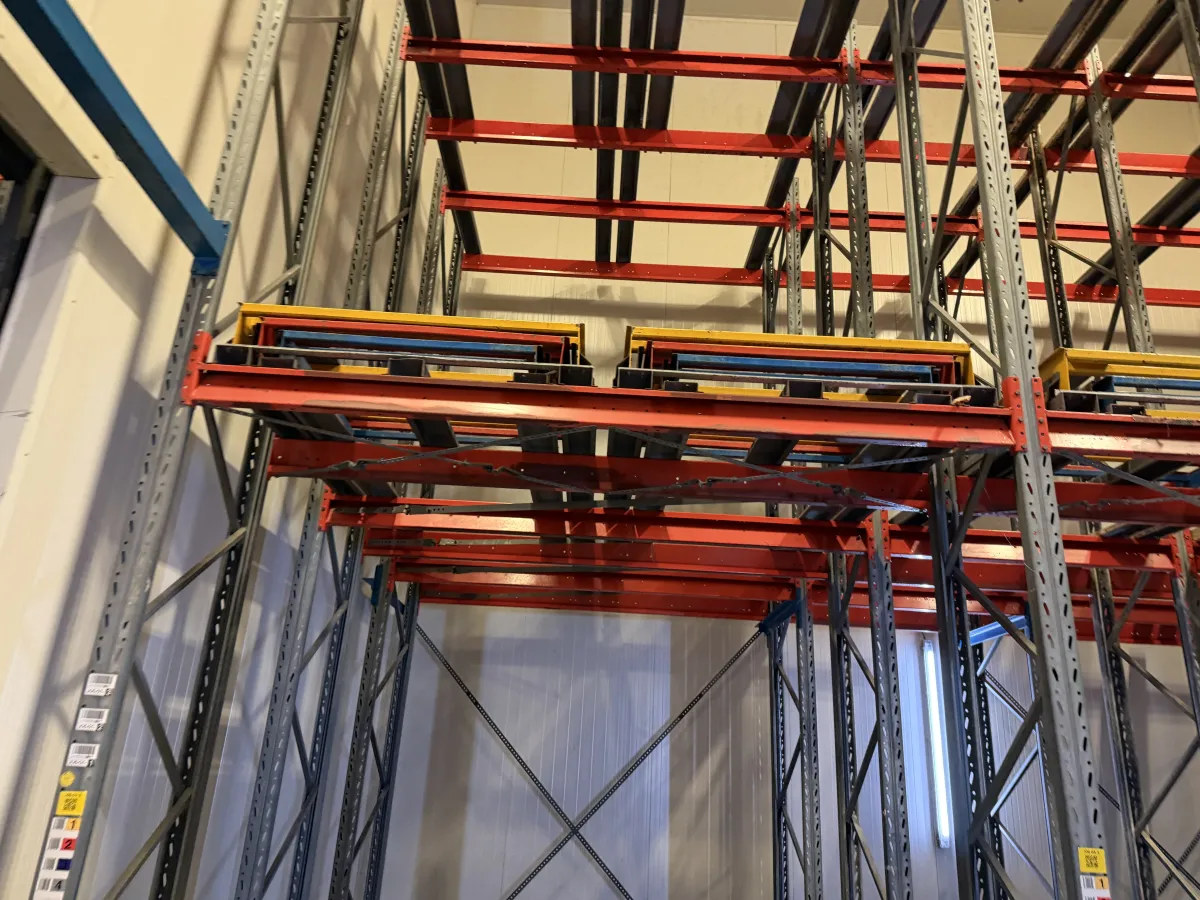 Heavy-Duty Industrial Pallet Racking System – Multi-Tier Steel Warehouse Shelving