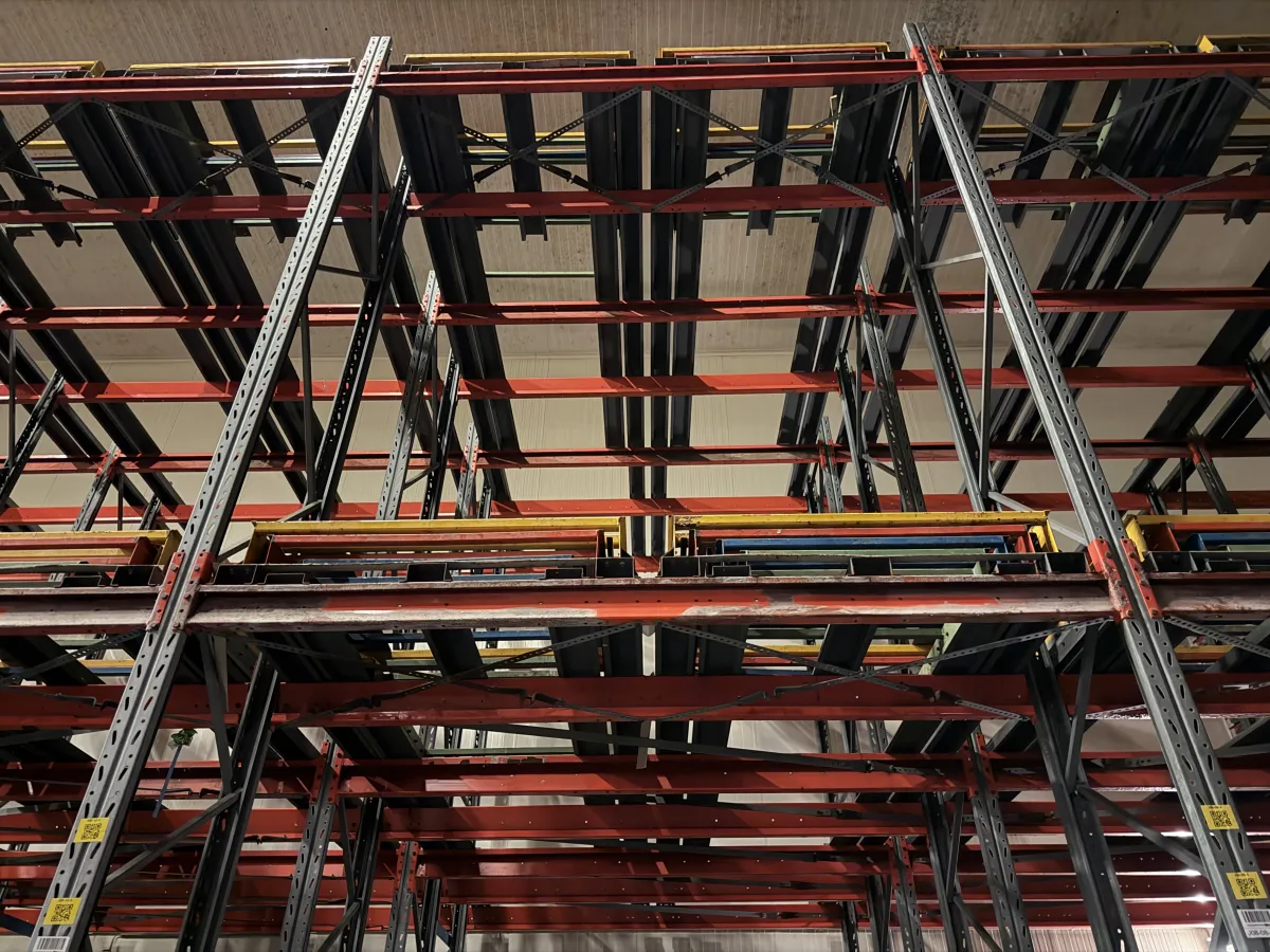 Heavy-Duty Industrial Pallet Racking System – Multi-Tier Steel Warehouse Shelving