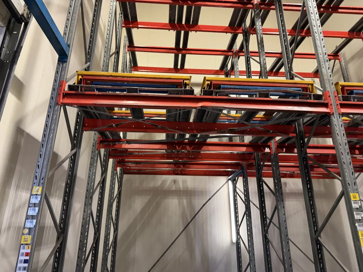 Heavy-Duty Industrial Pallet Racking System – Multi-Tier Steel Warehouse Shelving