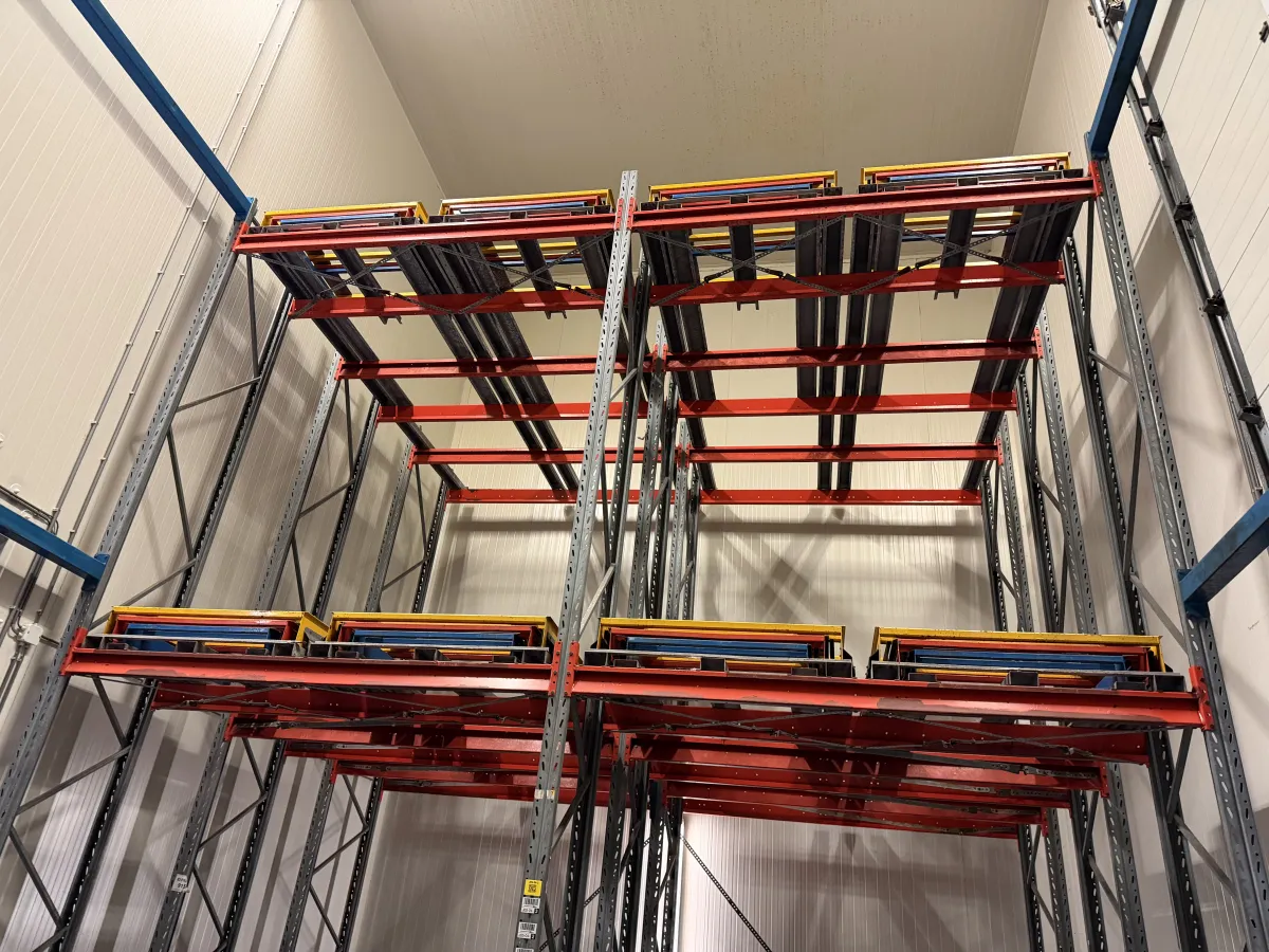 Heavy-Duty Industrial Pallet Racking System – Multi-Tier Steel Warehouse Shelving