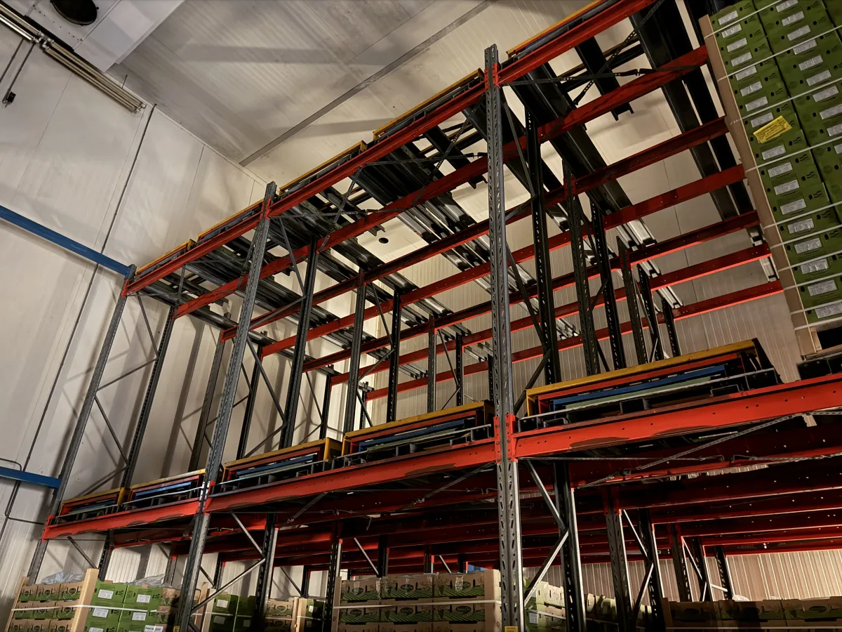 Heavy-Duty Industrial Pallet Racking System – Multi-Tier Steel Warehouse Shelving
