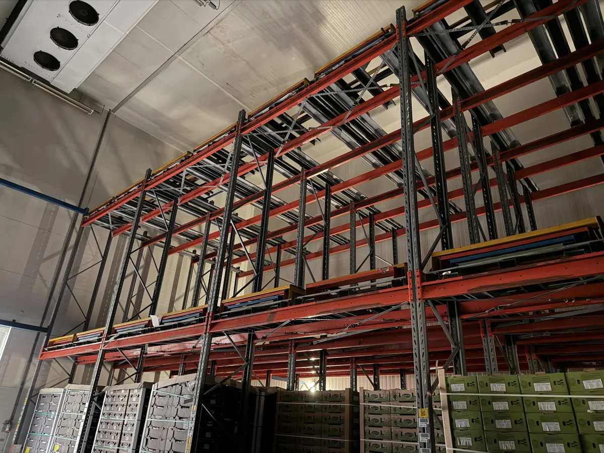 Heavy-Duty Industrial Pallet Racking System – Multi-Tier Steel Warehouse Shelving