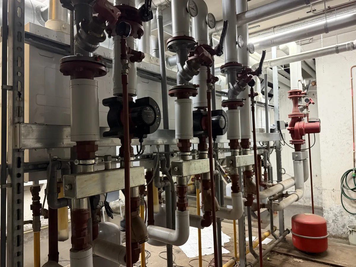 Remeha Cascade Gas Boiler System - 5 Units with Expansion Vessels & Pipework