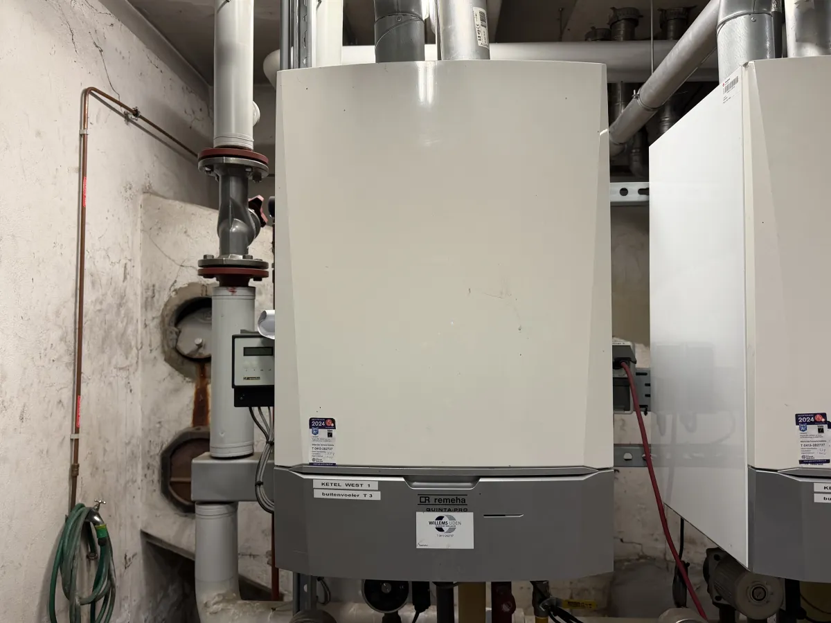 Remeha Cascade Gas Boiler System - 5 Units with Expansion Vessels & Pipework
