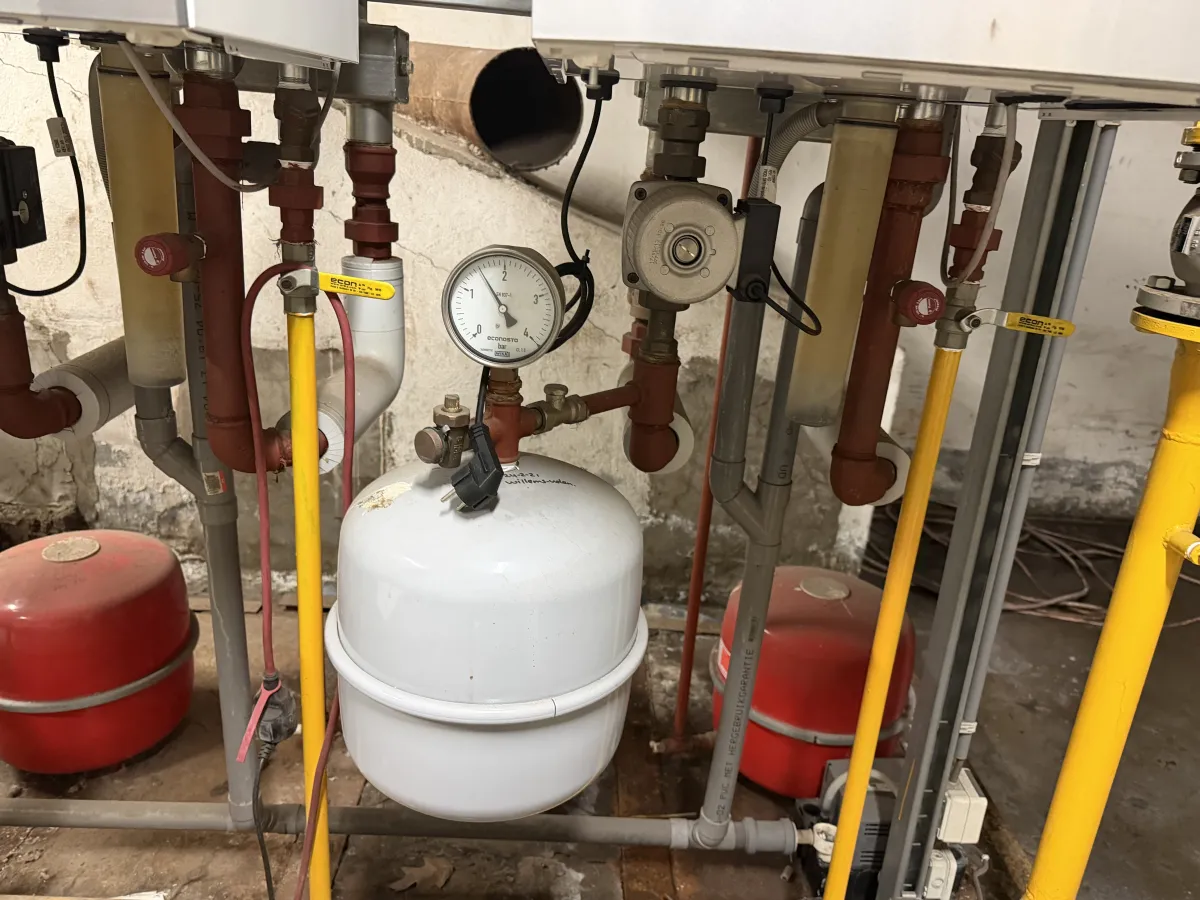 Remeha Cascade Gas Boiler System - 5 Units with Expansion Vessels & Pipework