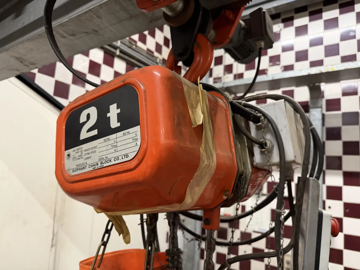FA / Elephant Chain Block 2t Electric Chain Hoist with Motorised Trolley