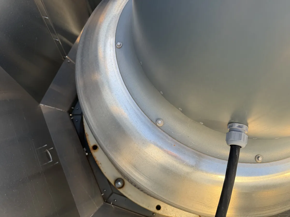 Roof Ventilator Unit – Octagonal Galvanised Steel, Upblast Fan Housing