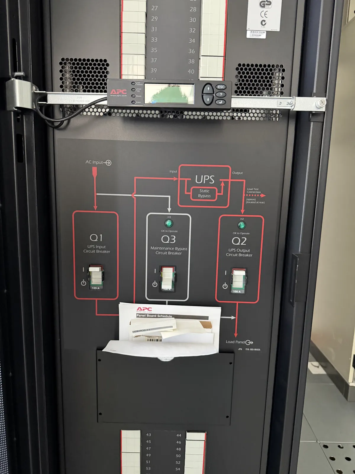 APC Symmetra PX UPS System with InfraStruxure Power Distribution & Management Cabinets