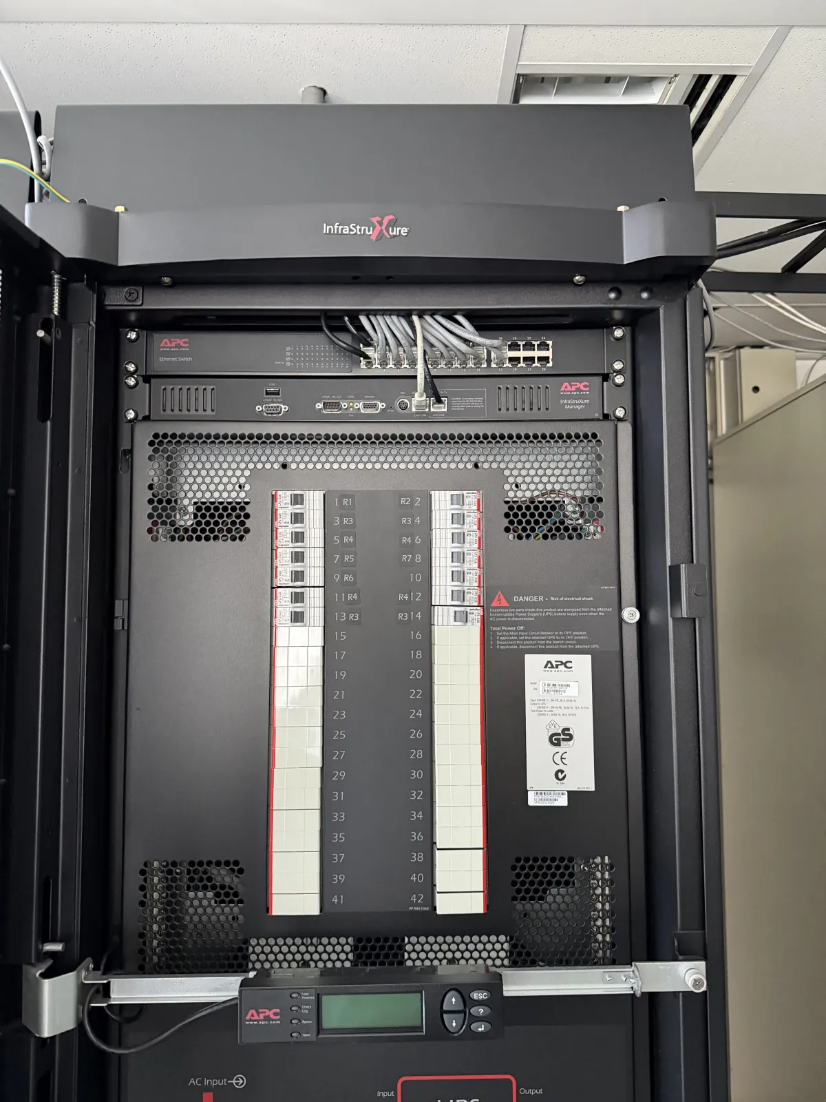 APC Symmetra PX UPS System with InfraStruxure Power Distribution & Management Cabinets
