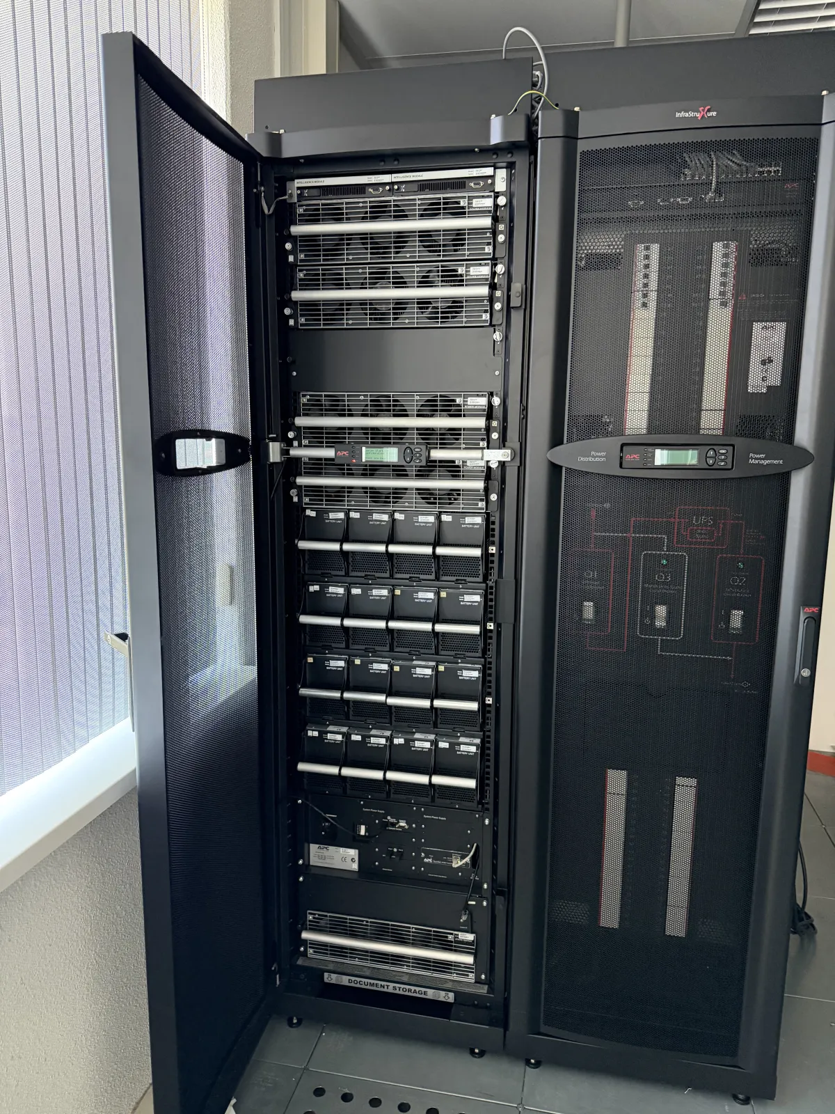 APC Symmetra PX UPS System with InfraStruxure Power Distribution & Management Cabinets