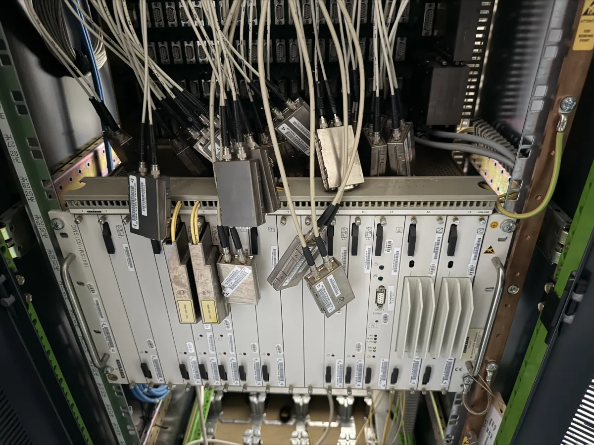 Used Data Center Server Rack Cabinets with Patch Panels