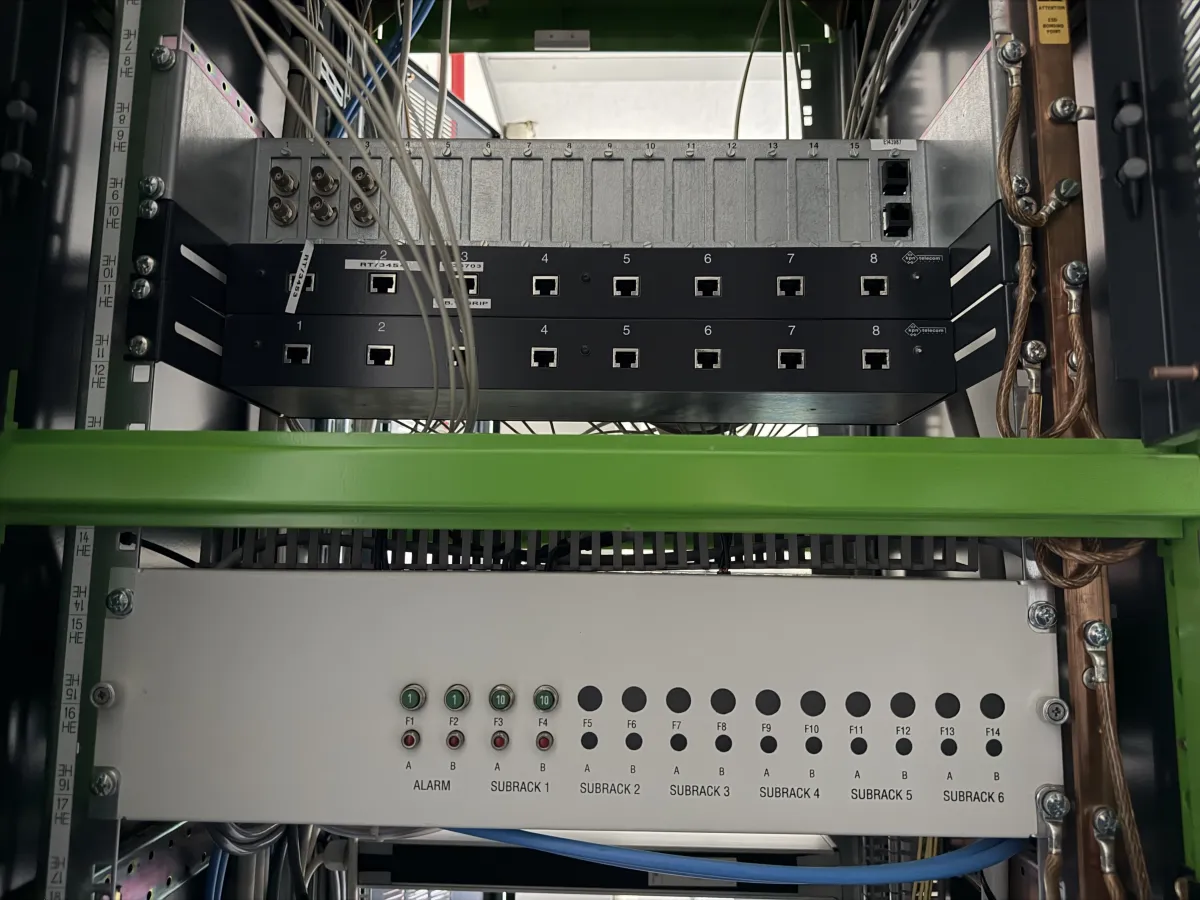Used Data Center Server Rack Cabinets with Patch Panels