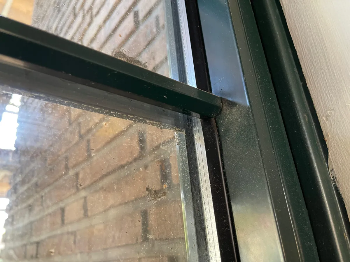 Dark Green Aluminium Multi-Pane Windows with Glazing Bars