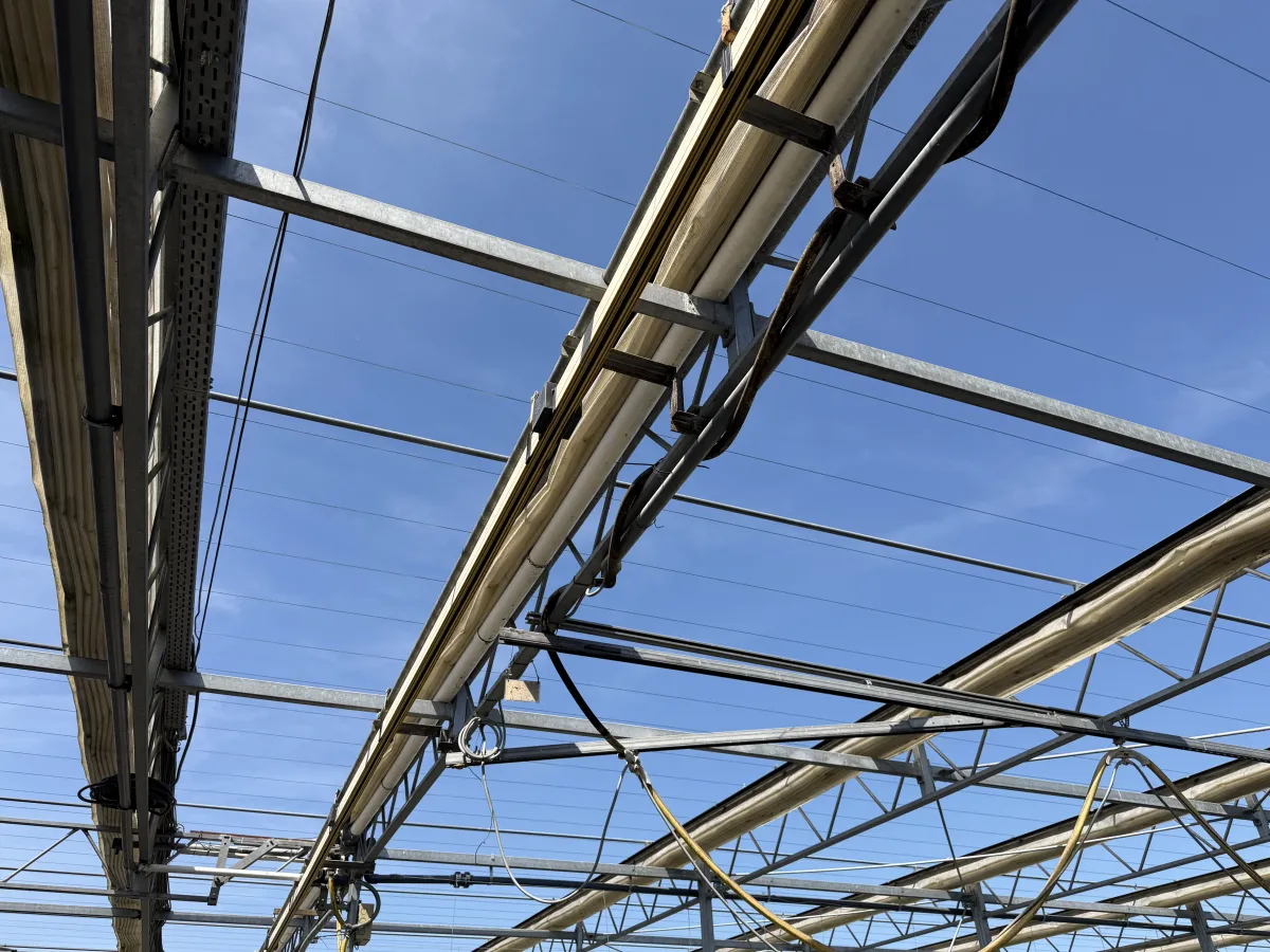 Large Commercial Greenhouse Steel Structure with Shade Cloth – Full Span Glasshouse