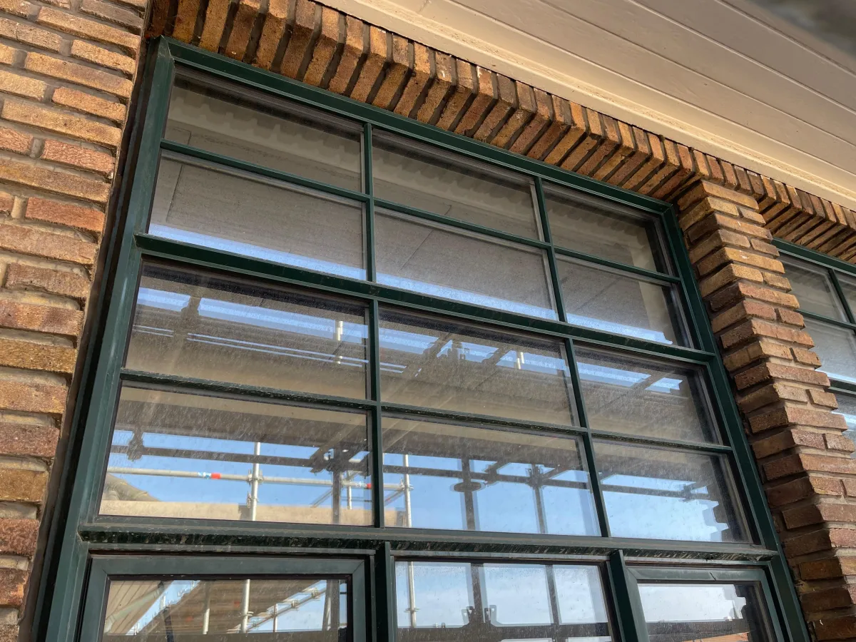 Dark Green Steel Frame Windows & Door Set – Architectural Series with Logo Hardware