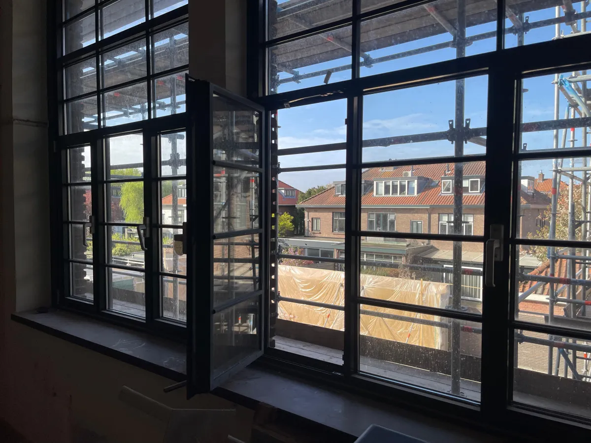 Dark Green Steel Frame Windows & Door Set – Architectural Series with Logo Hardware