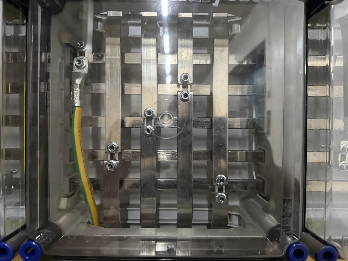 Eaton IP65 Weatherproof Enclosure with Rotary Isolator Switch & Busbar Assembly