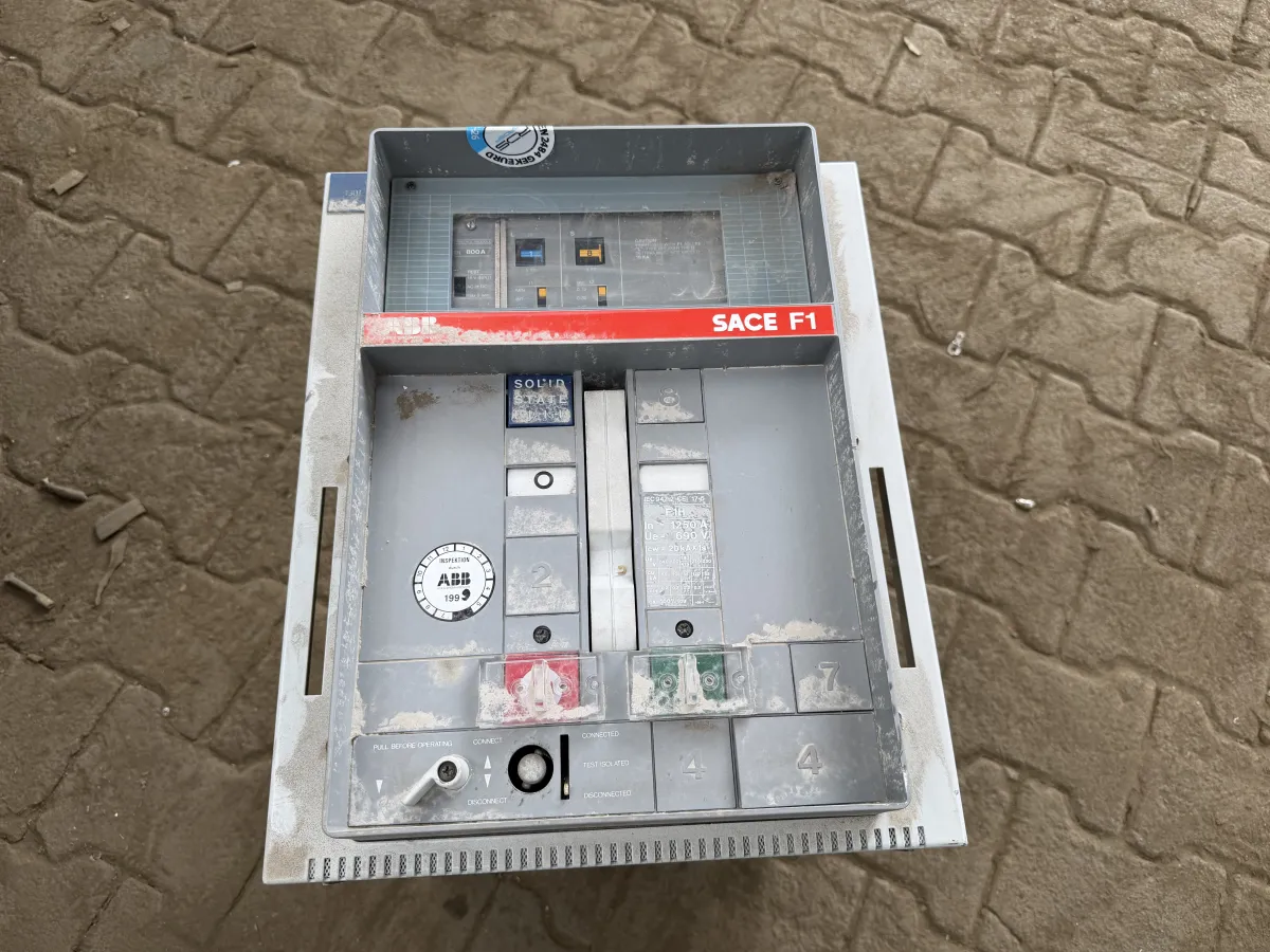 ABB SACE F1 Air Circuit Breaker 1250A 690V with Solid State Trip Unit