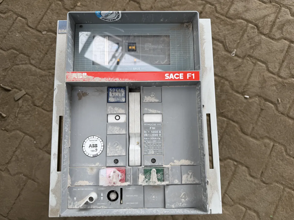 ABB SACE F1 Air Circuit Breaker 1250A 690V with Solid State Trip Unit