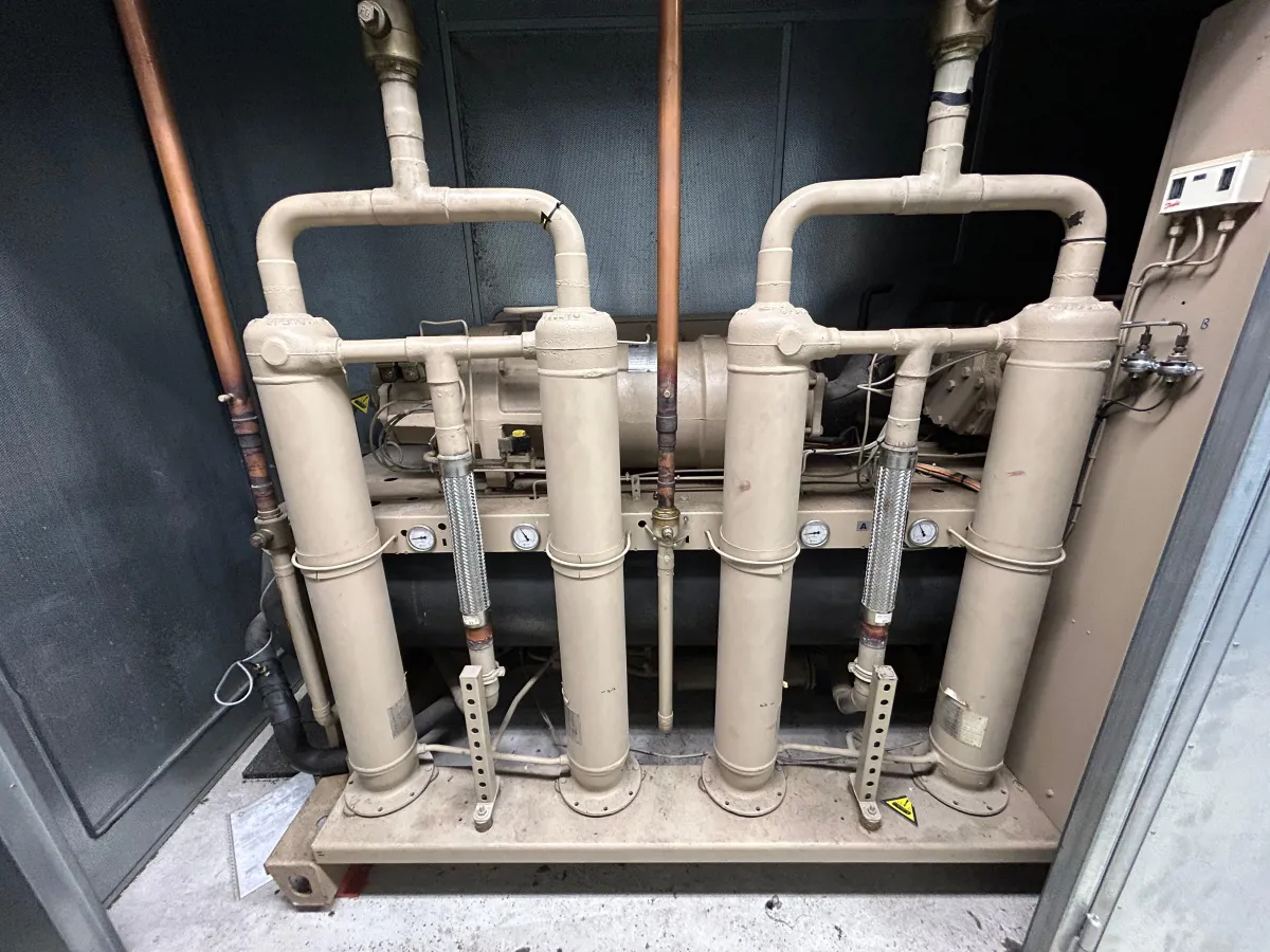 Trane CHHB085 Helirotor Screw Chiller Unit 226kW R404A - 2002, Dual Compressor