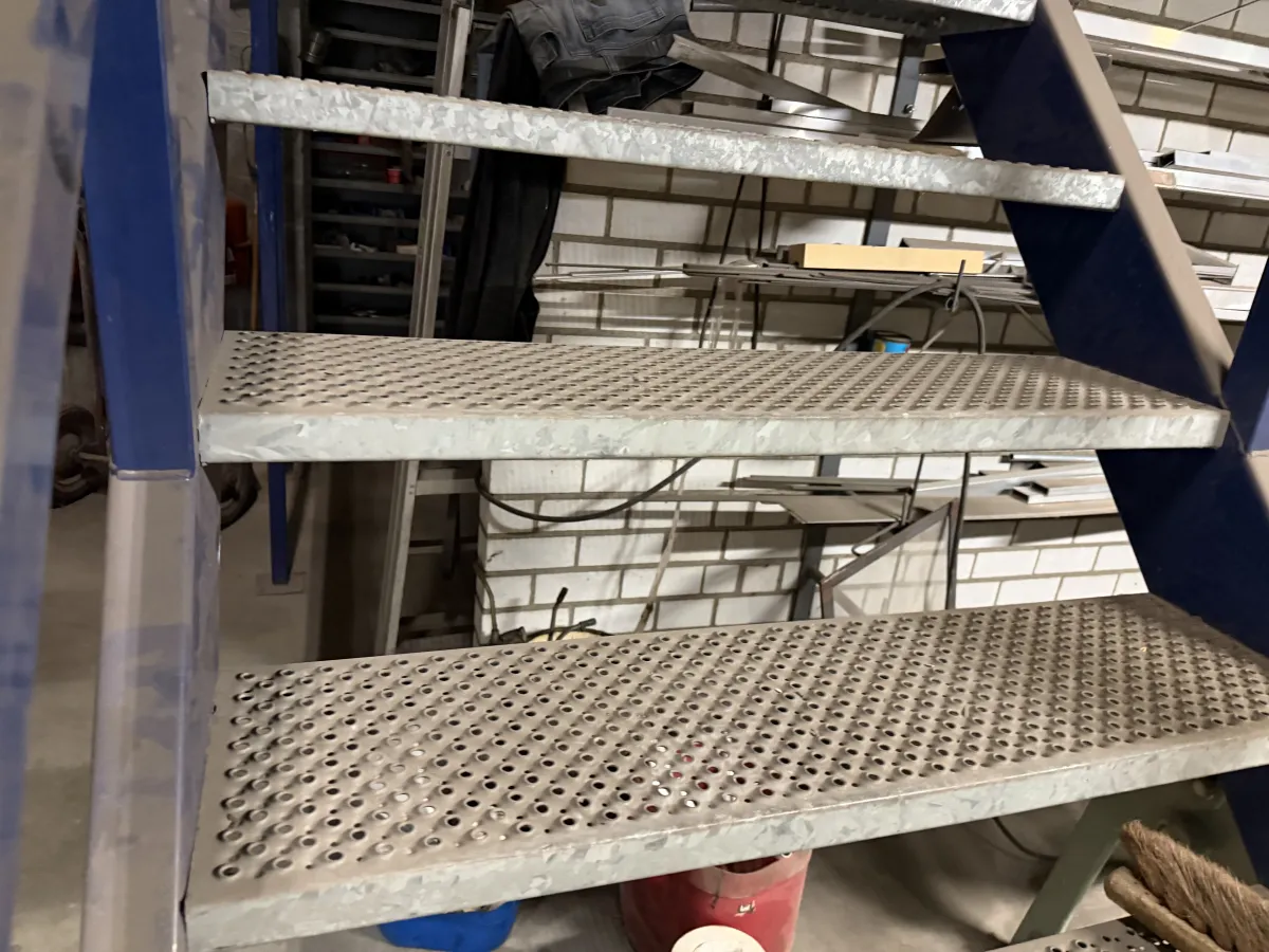 Industrial Mezzanine Staircase – FH: 3,58 mtr/ W: 1,12 mtr.