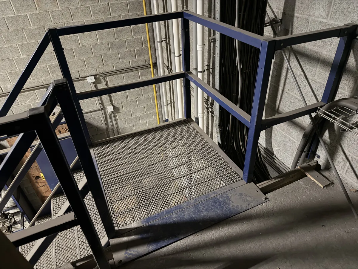 Industrial Mezzanine Staircase – FH: 3,58 mtr/ W: 1,12 mtr.