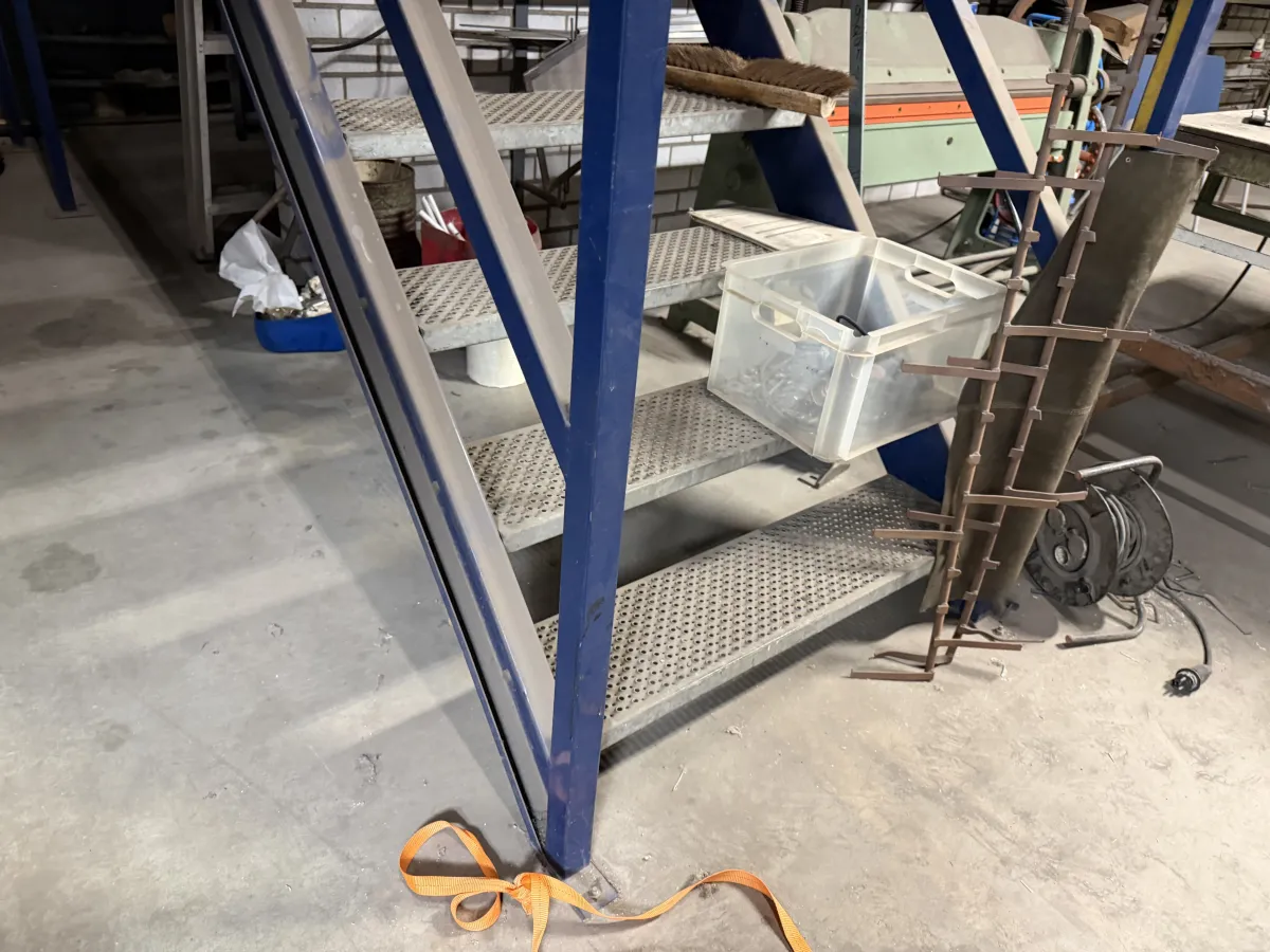 Industrial Mezzanine Staircase – FH: 3,58 mtr/ W: 1,12 mtr.