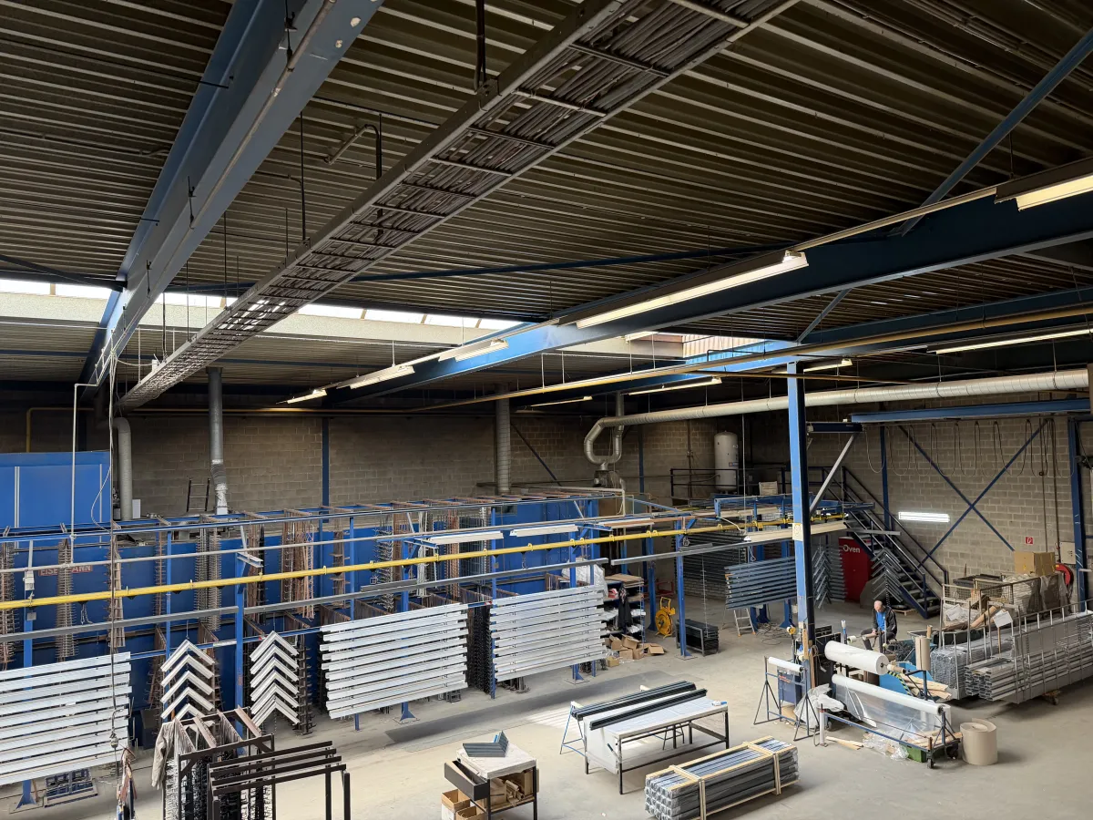 Steelconstruction with Roof Structure 21,50 x 54,80 mtr. (1.178 m2)