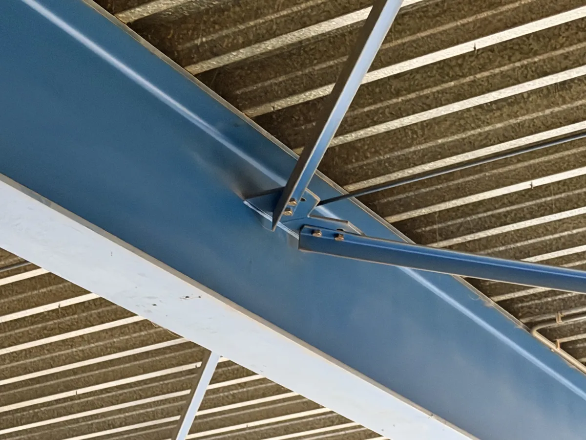 Steelconstruction with Roof Structure 21,50 x 54,80 mtr. (1.178 m2)