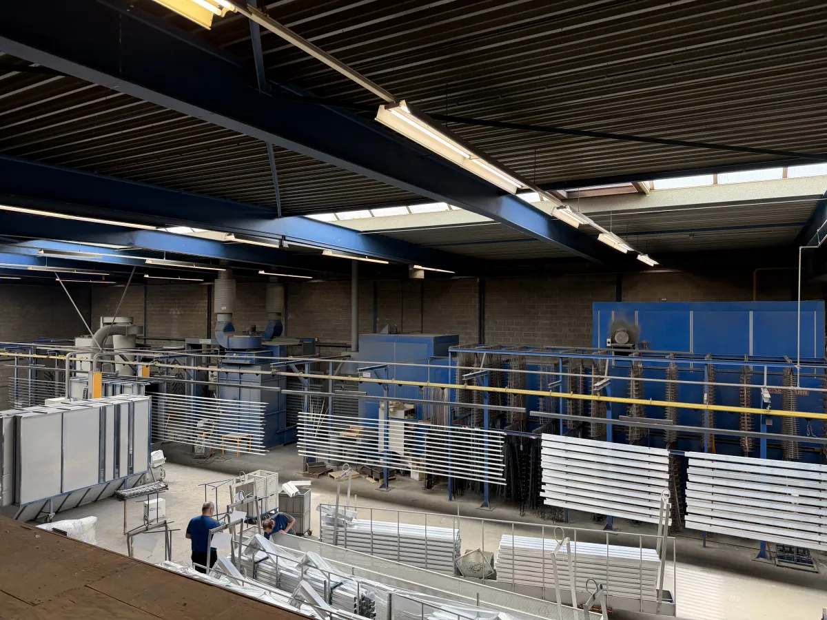 Steelconstruction with Roof Structure 21,50 x 54,80 mtr. (1.178 m2)