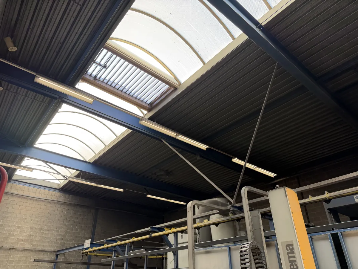 Steelconstruction with Roof Structure 21,50 x 54,80 mtr. (1.178 m2)