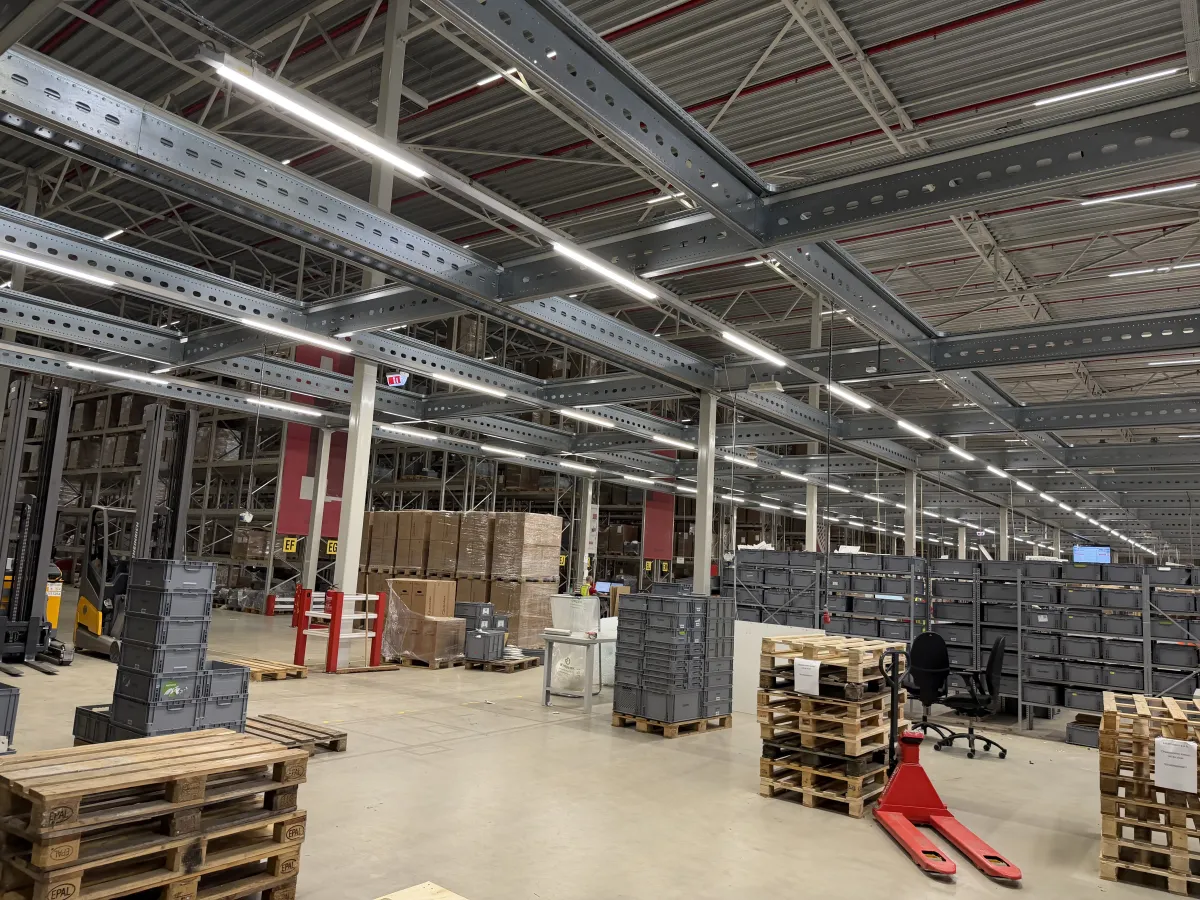 Anera Mezzanine Floor Steel Structure – 100 kg/m², Completed 11/2020