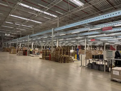 Anera Mezzanine Floor Steel Structure – 100 kg/m², Completed 11/2020