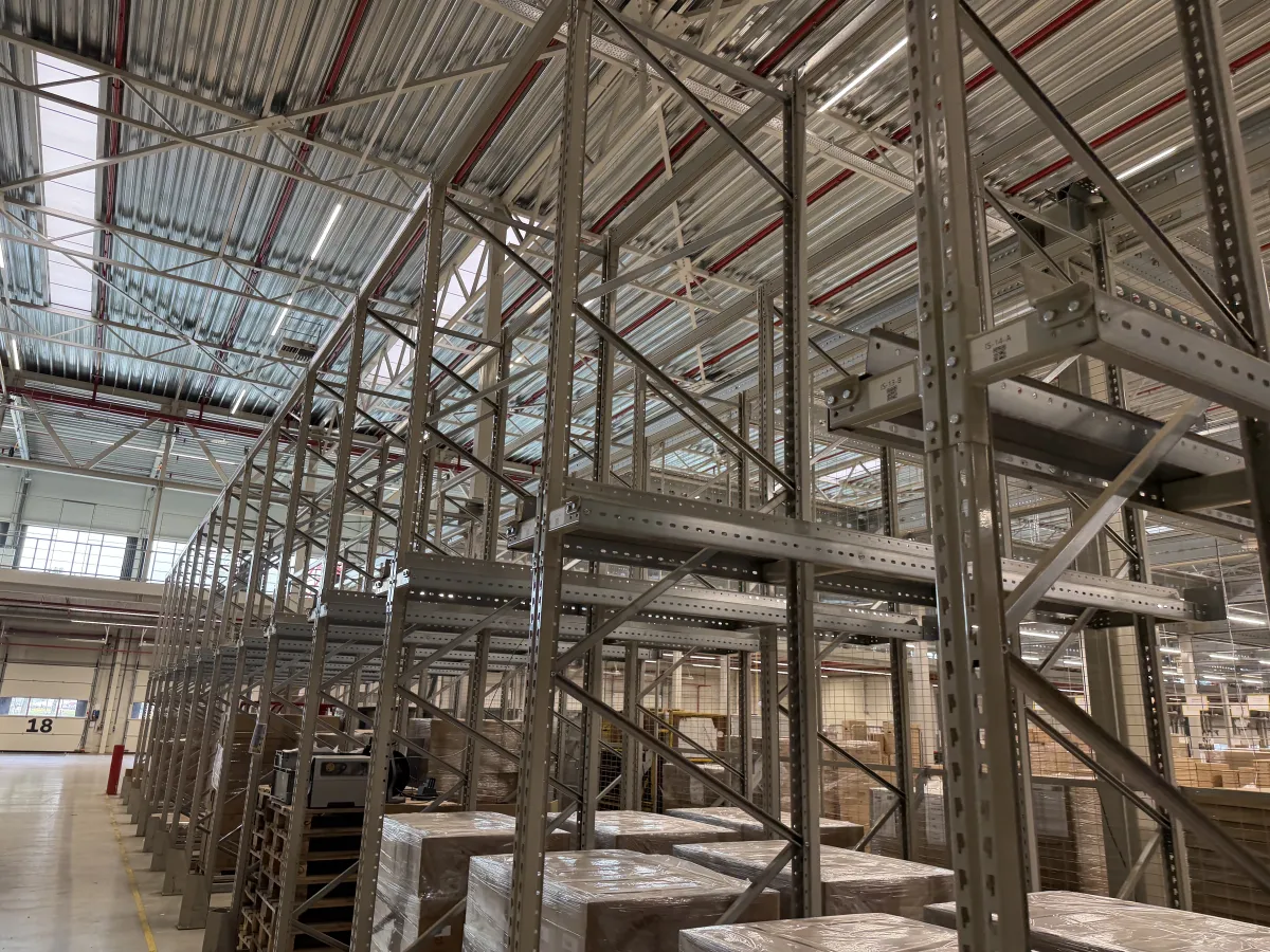 Jungheinrich Pallet Racking System – 18 Channels, 28,720mm Wide, 4,500mm High (2023)