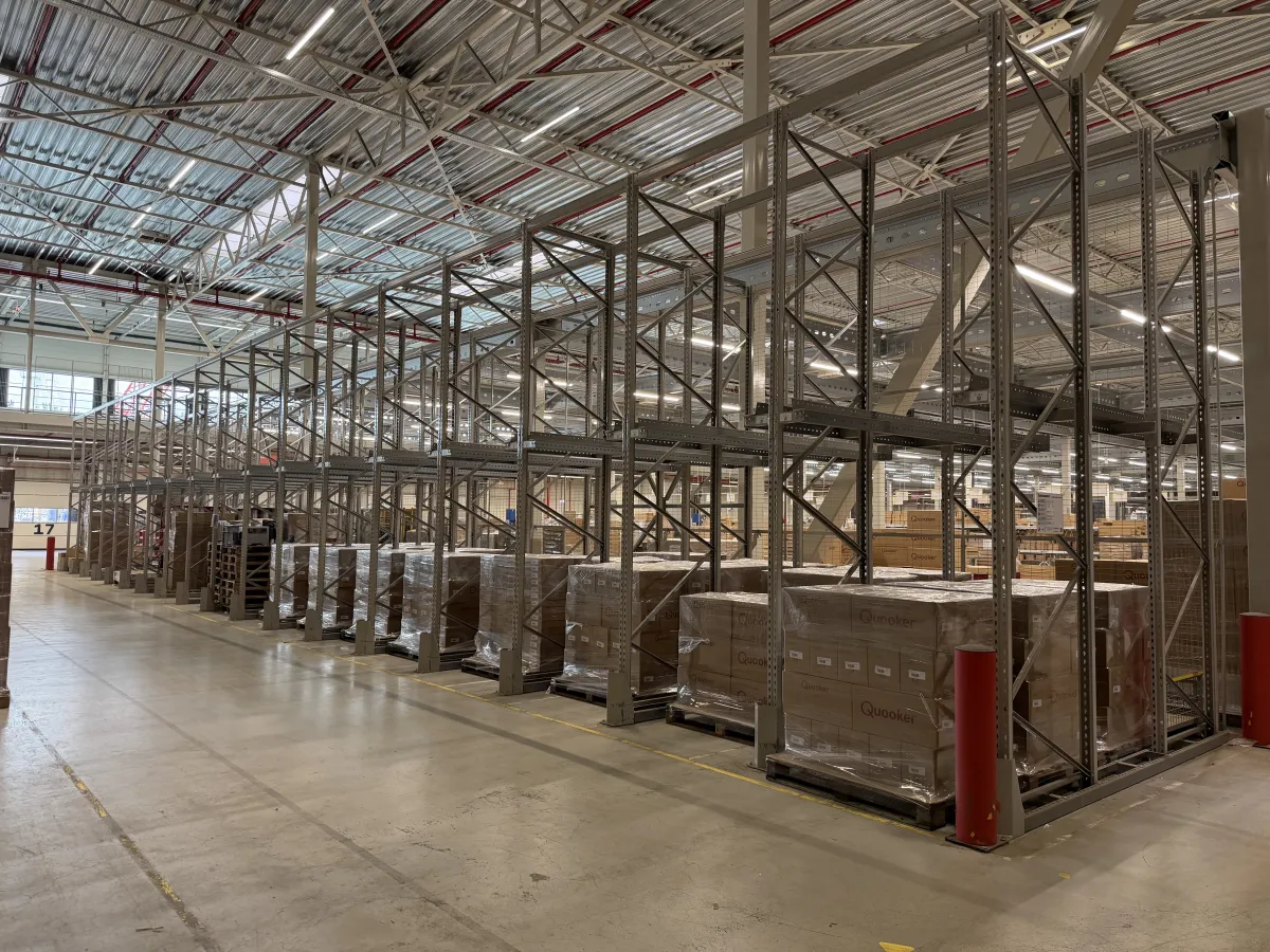 Jungheinrich Pallet Racking System – 18 Channels, 28,720mm Wide, 4,500mm High (2023)
