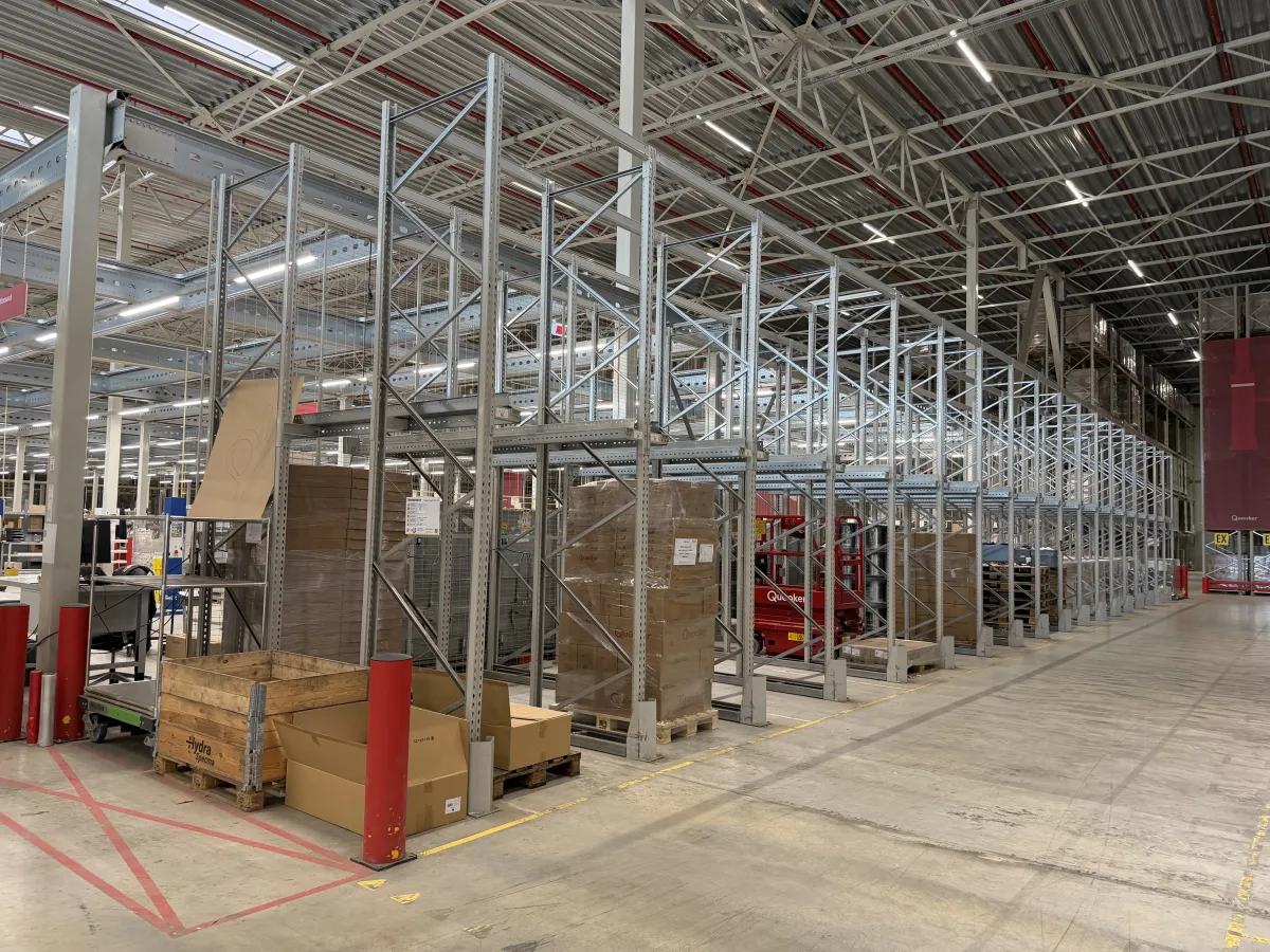 Jungheinrich Pallet Racking System – 18 Channels, 28,720mm Wide, 4,500mm High (2023)