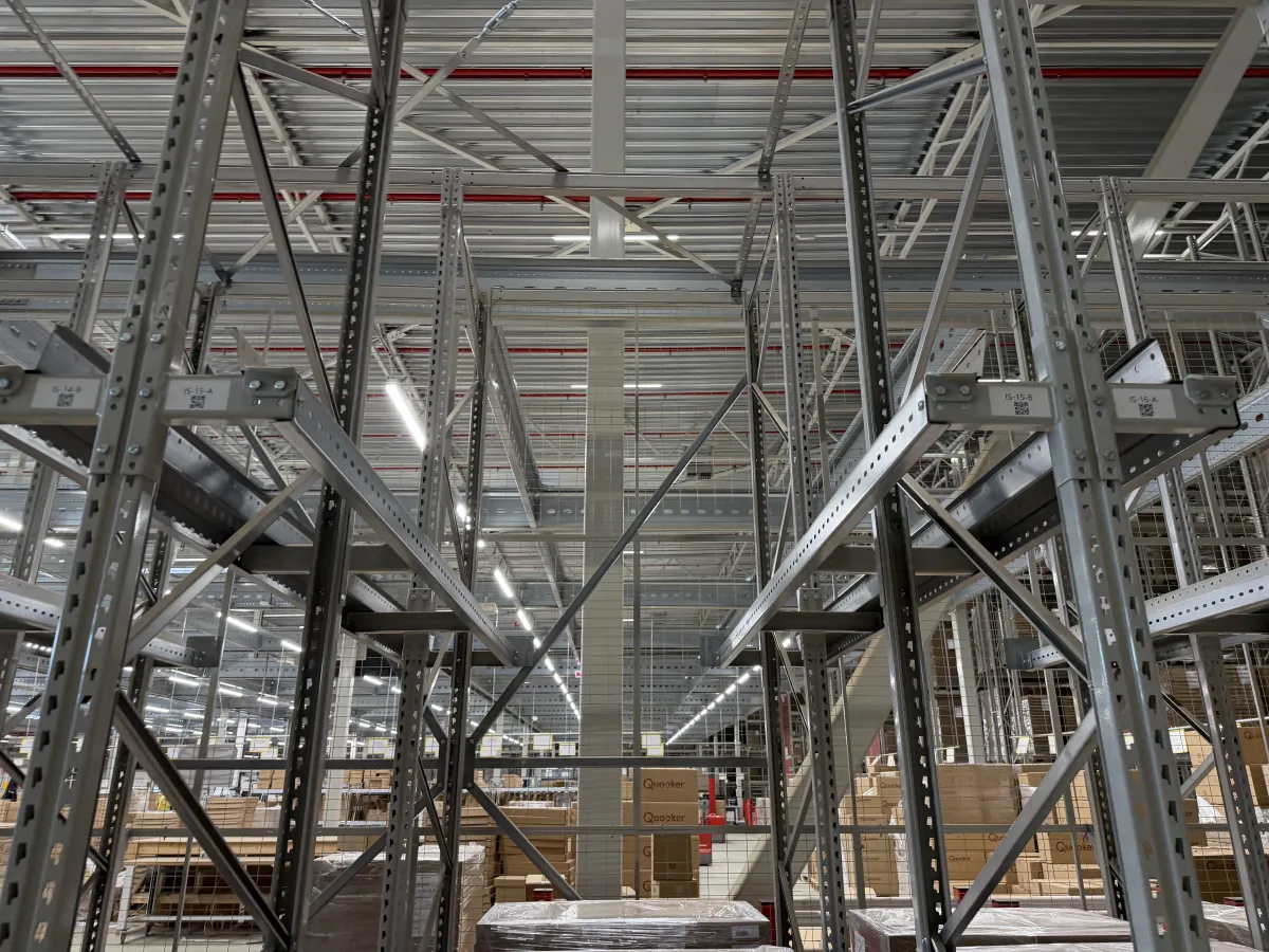 Jungheinrich Pallet Racking System – 18 Channels, 28,720mm Wide, 4,500mm High (2023)