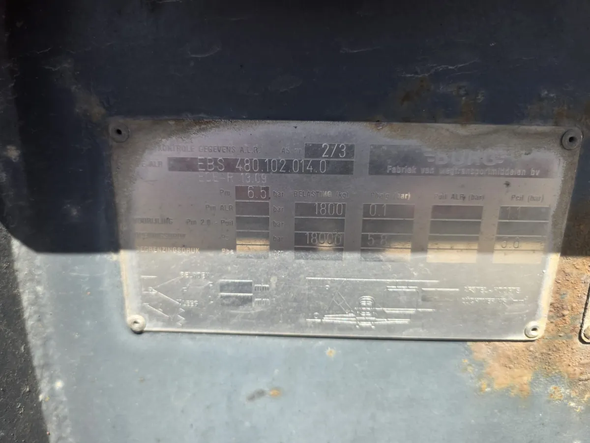 Burg 2-Axle Container Trailer Chassis – Dutch Registered (WX-FH-34)