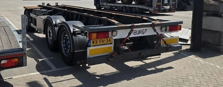 Burg 2-Axle Container Trailer Chassis – Dutch Registered (WX-FH-34)