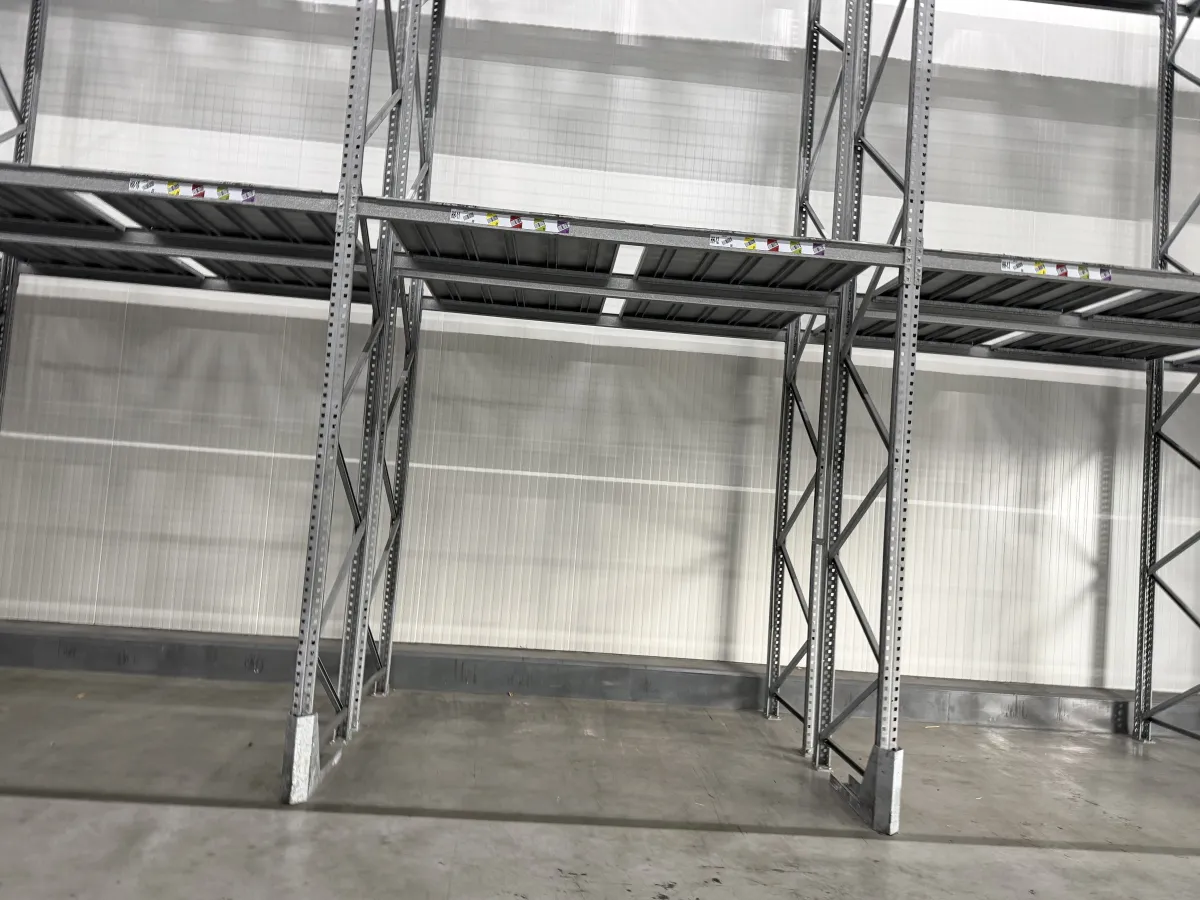 Multi-Tier Steel Mezzanine Racking System – Large Warehouse Installation,