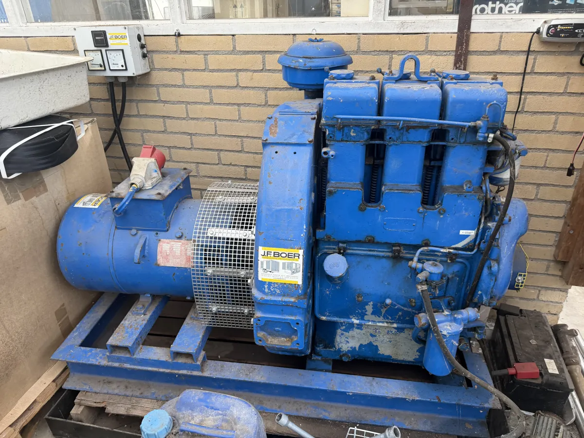 Lister Diesel Generator Set – 3-Cylinder Air-Cooled,