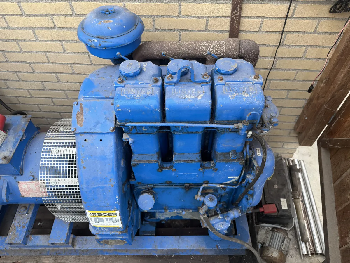 Lister Diesel Generator Set – 3-Cylinder Air-Cooled,