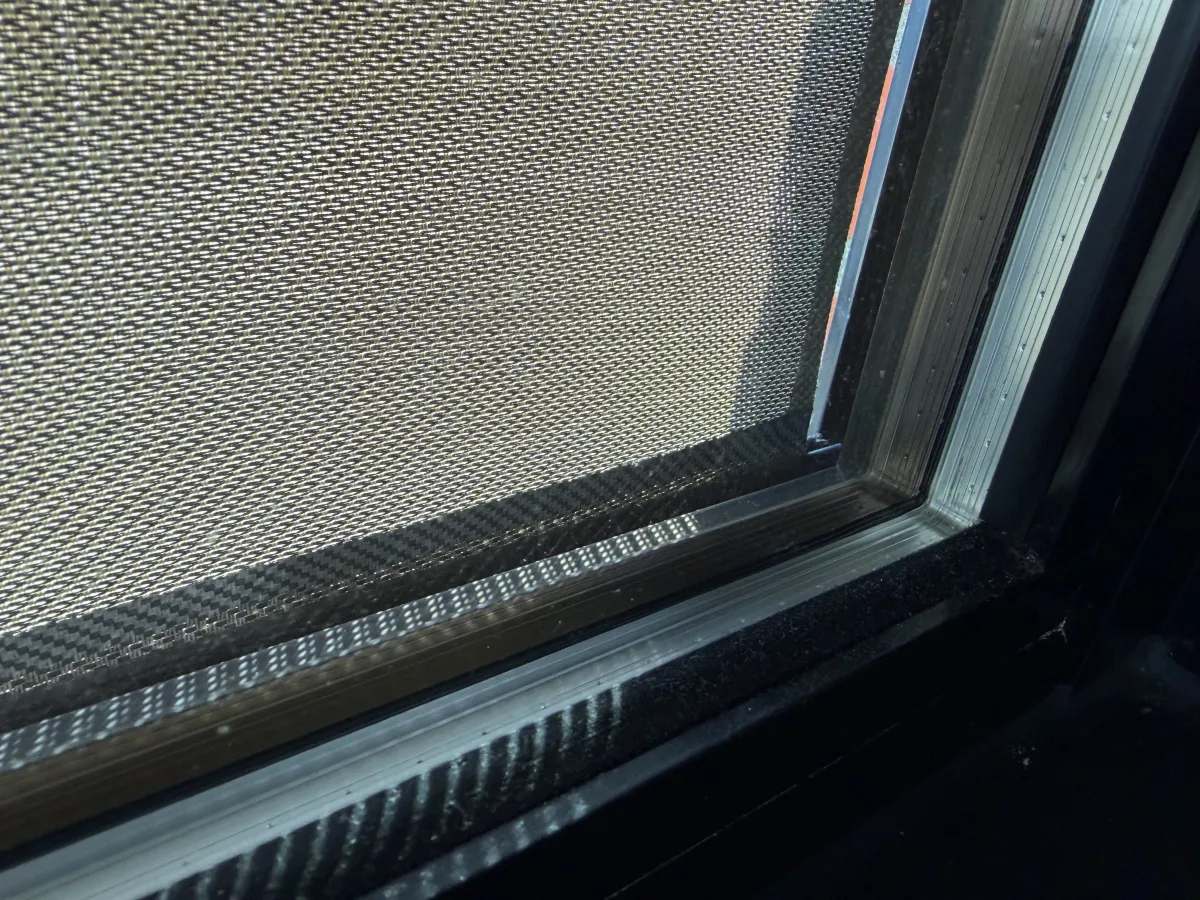 Anthracite/ black Aluminium frame with Windows with Roller Shutter